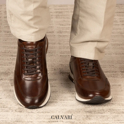 Calvari Runner – Sneaker Élégante en Cuir Premium
