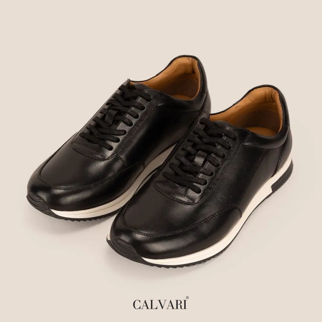 Calvari Runner – Sneaker Élégante en Cuir Premium