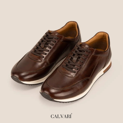 Calvari Runner – Sneaker Élégante en Cuir Premium