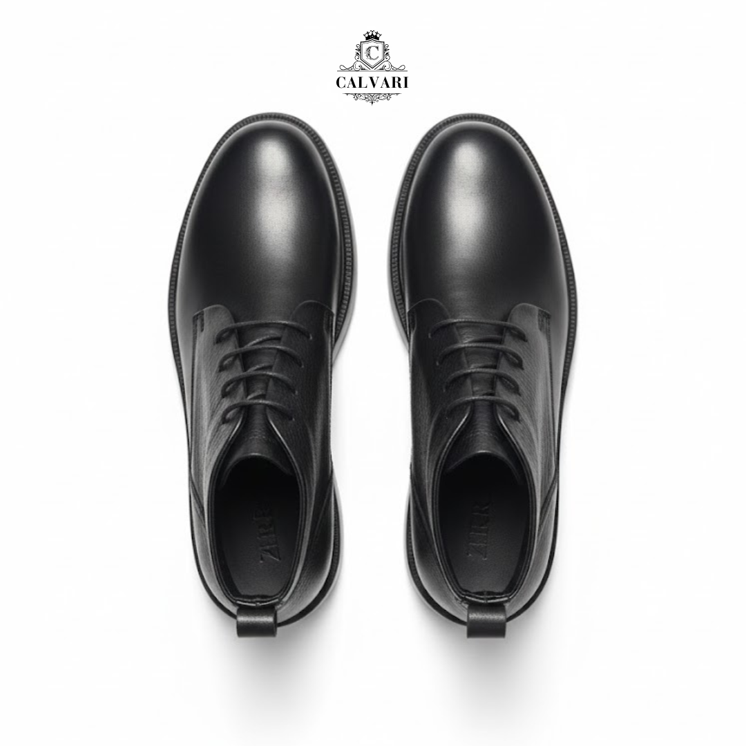 CALVARI — Bottines Noires Premium