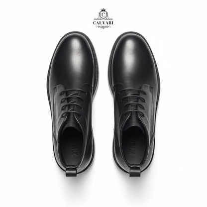 CALVARI — Bottines Noires Premium
