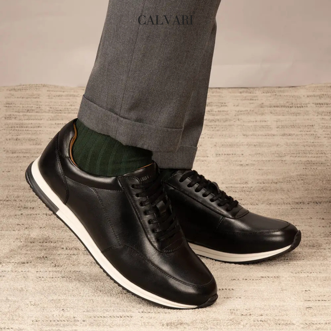Calvari Runner – Sneaker Élégante en Cuir Premium