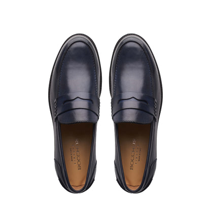 Chaussure Homme - Penny Loafer Bleu