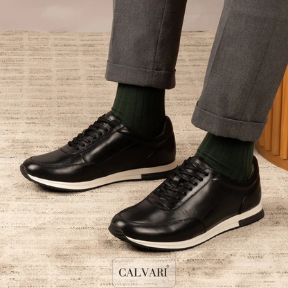 Calvari Runner – Sneaker Élégante en Cuir Premium