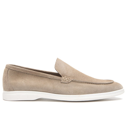 Mocassins Été Daim Italien – Beige Classique Intemporel