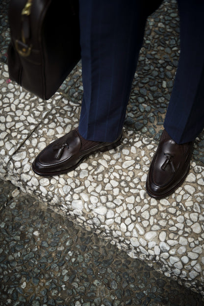 Chaussure Homme - Tassel Loafer Marrone